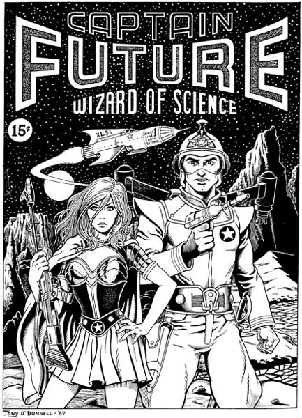 Captain Future — Wizard of Science, by Tony O'Donnell, 1987